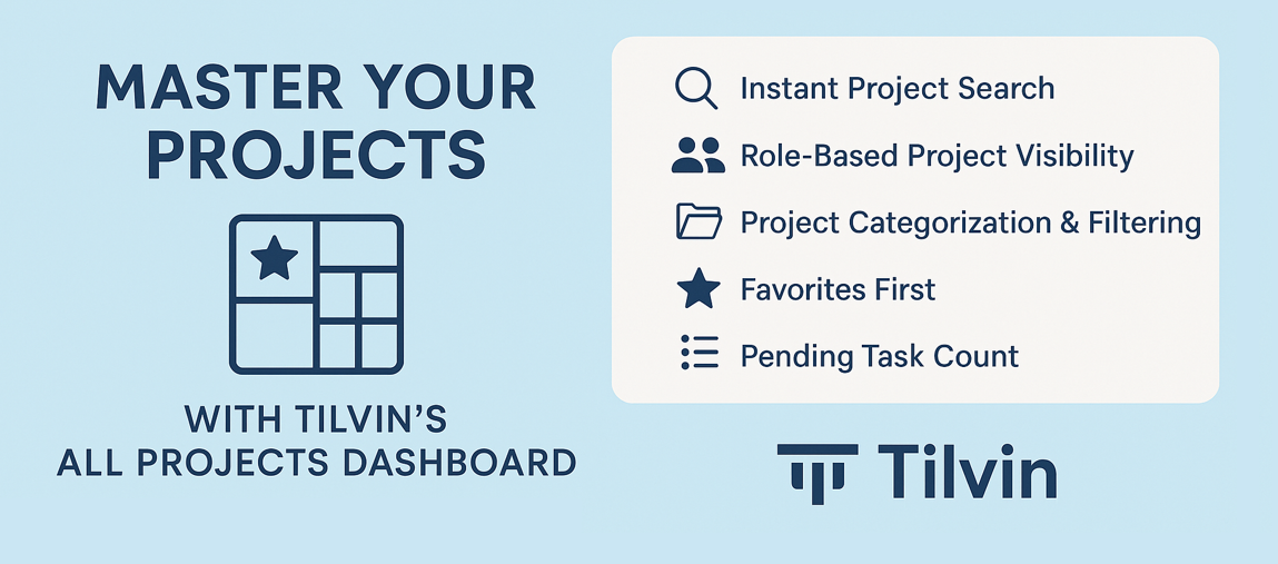 Master Your Projects with Tilvin’s All Projects Page